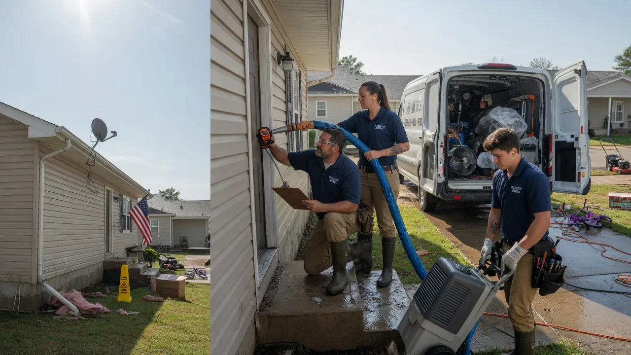 Ceiling Water Damage Restoration in Tower Hill, IL near me